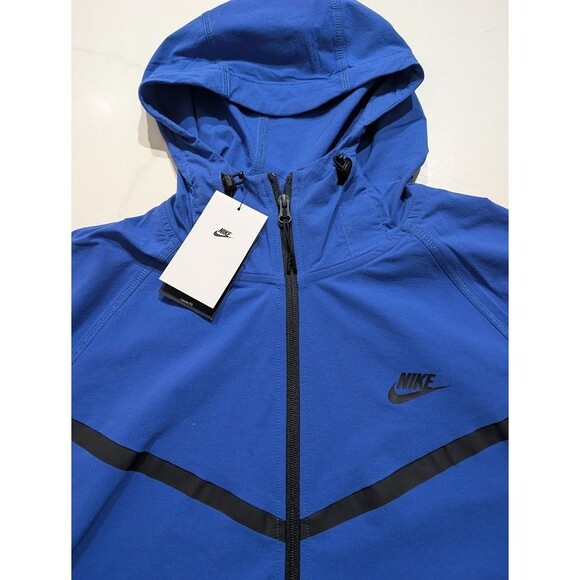 Nike Tech Woven Tracksuit Jacket Windbreaker Royal Blue Men’s Medium HM7151-480 - Picture 3 of 9